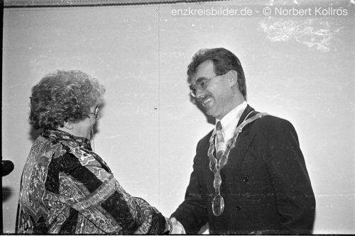 Amtseinführung Oberbürgermeister Klaus Schönfeld 1994