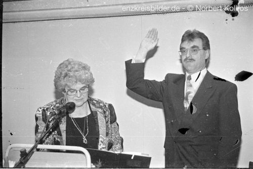 Amtseinführung Oberbürgermeister Klaus Schönfeld 1994