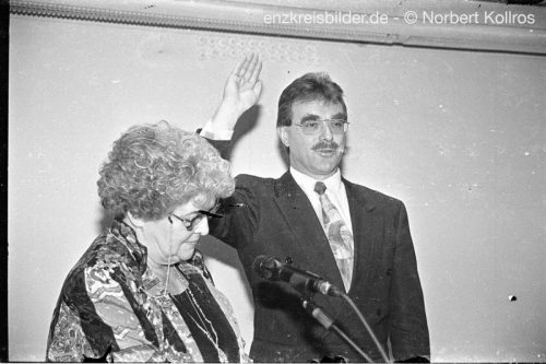 Amtseinführung Oberbürgermeister Klaus Schönfeld 1994