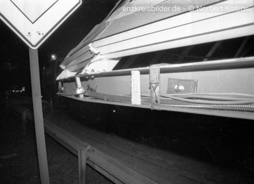 Transport und Baustelle Glaskuppel Rathaus Mühlacker