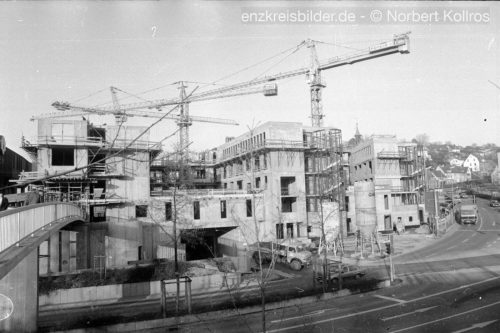 Rathaus Baustelle Mühlacker 1988