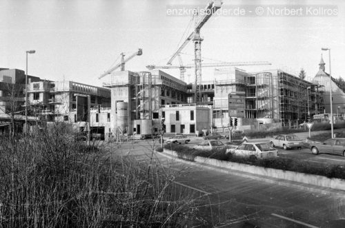 Rathaus Baustelle Mühlacker 1988
