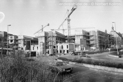 Rathaus Baustelle Mühlacker 1988