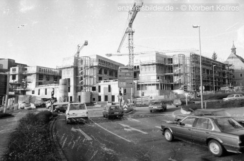 Rathaus Baustelle Mühlacker 1988