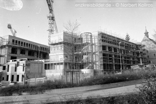 Rathaus Baustelle Mühlacker 1988